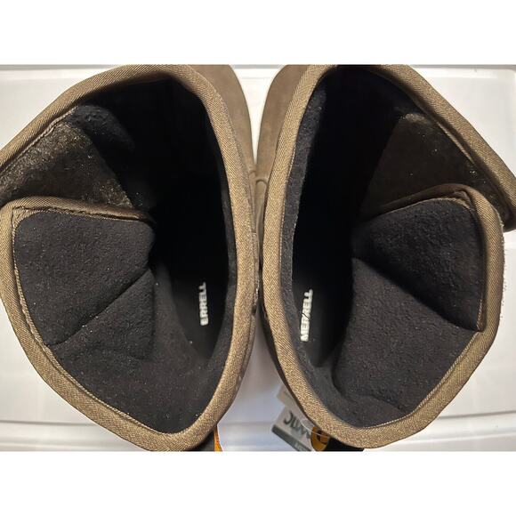 Merrell Jungle Moc Quilted Boots Opti Warm 200 Gram Insulation Kids 5 - Picture 10 of 12